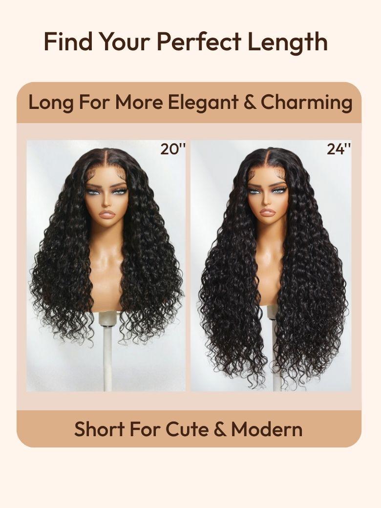 UNice 7x5 Bye-Bye Slip™ Put On And Go Glueless Water Wave Drawstring Wig