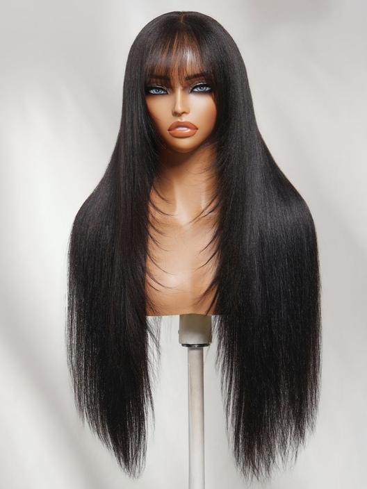 UNice 7x5 Bye Bye Slip™ Lace Auburn Copper Brown Body Wave Drawstring Wig Beginner Friendly