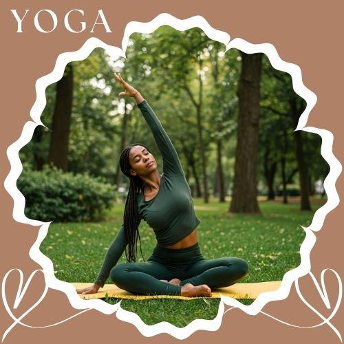 Braided Ponytail cute yoga hairstyles
