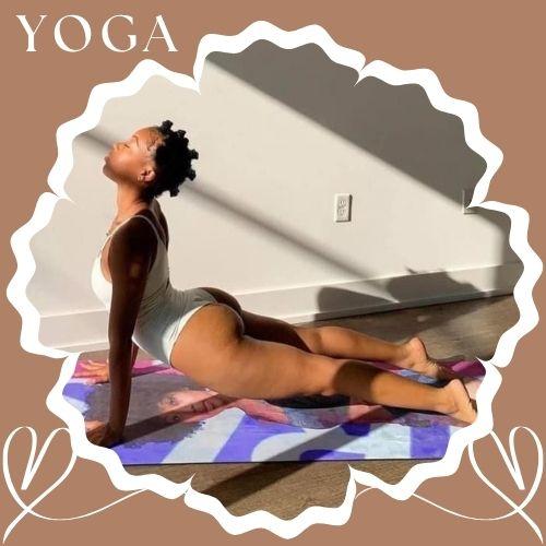 Bantu Knots for hot yoga