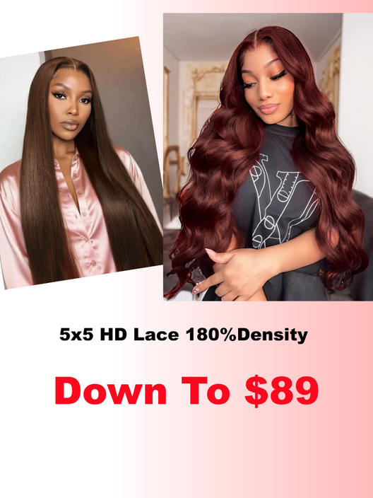 UNice 13x4 Pre-Everything™ Lace Frontal Balayage Highlights Yaki Straight Drawstring Wig