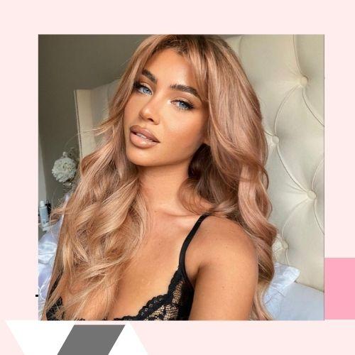apricot brown hair color