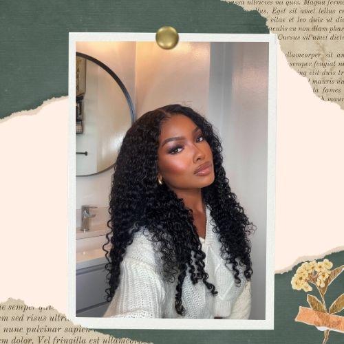Curly Baddie Hair