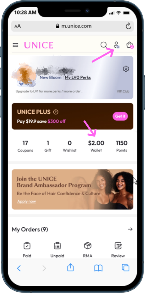 unice reddit cashback