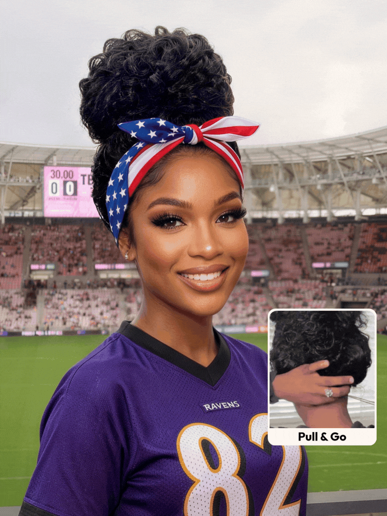 UNice HookFit™ Headband Wig Water Wave Glueless for Healthcare Workers | Comfortable, Secure, and Effortless All-Day Wear for Busy Shifts