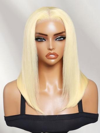 UNice 13x4 Pre-Everything™ Lace Frontal 613 Blonde Glueless Bob Wig For Summer