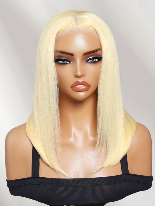 UNice 13x4 Bye Bye Slip™ Lace Frontal Brown with Caramel Highlights Glueless Curly Wig with Dark Roots