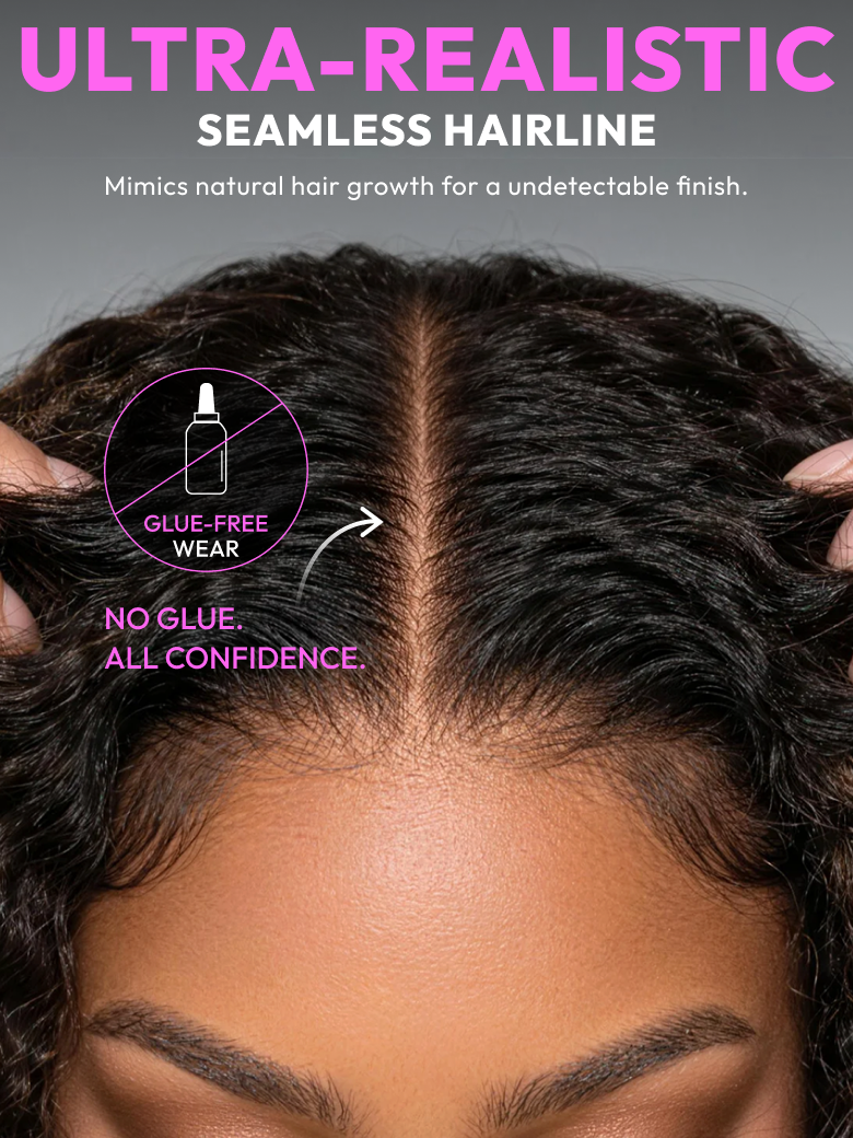 naturally melted lace wig