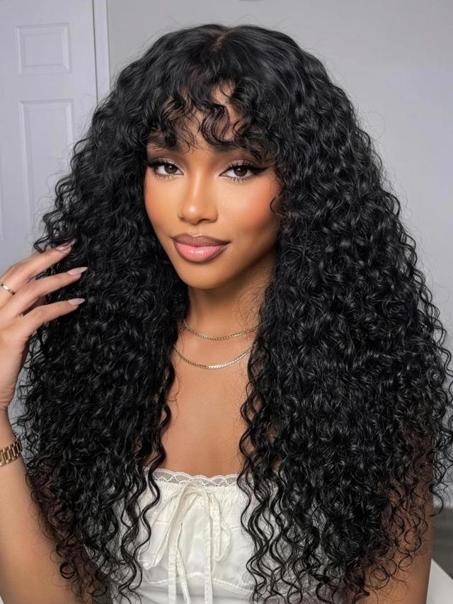 UNice Water Wave Bye-Bye Slip™ Glueless Lace Ready-to-Wear Full Volume Quality Human Hair Wig