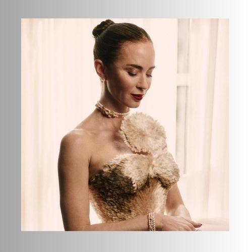 Emily Blunt Bun Hair