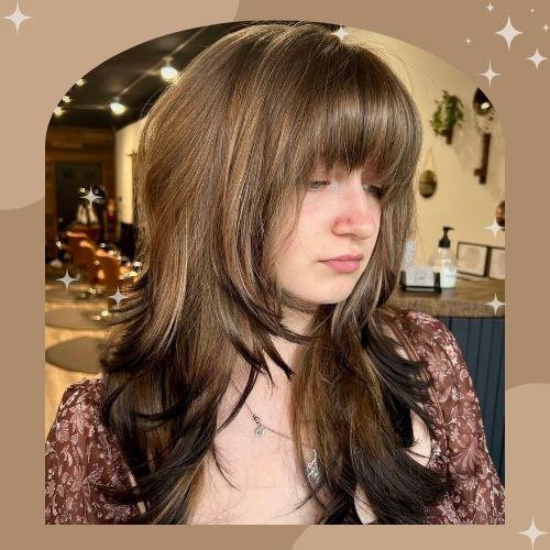 Brown and Black Foxtail Hairstyle