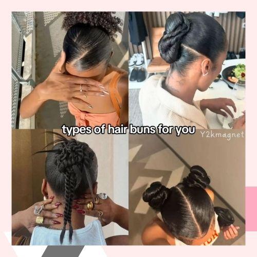 neat hair bun for humidity proof hairstyles