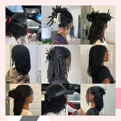humidity proof twisted hairstyles