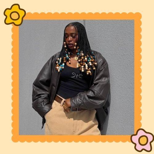 Cornrows with Beads