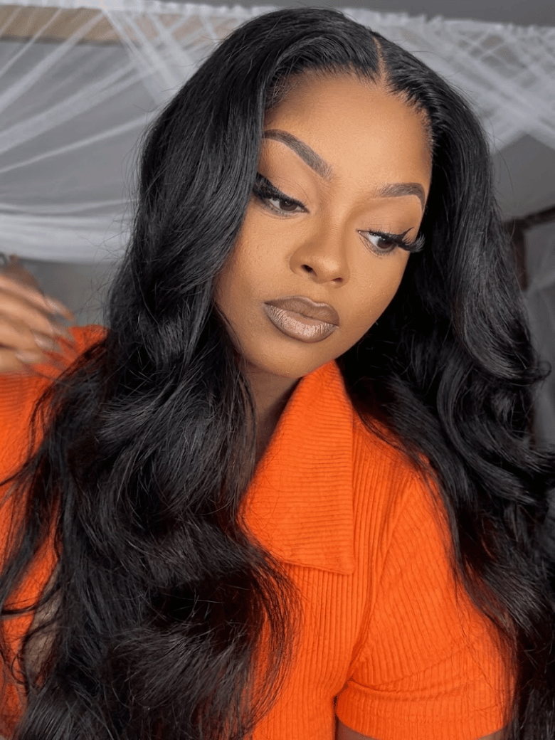 13x4 HD Lace Bye-Bye Slip™ Body Wave Wig – 100% Human Hair Glueless Pull & Go Fit Ear-to-Ear With Flexi-Fit Drawstring