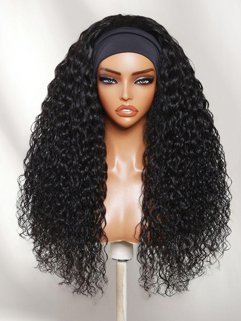 UNice HookFit™ Headband Wig Water Wave Glueless for Healthcare Workers | Comfortable Secure and Effortless All-Day Wear for Busy Shifts