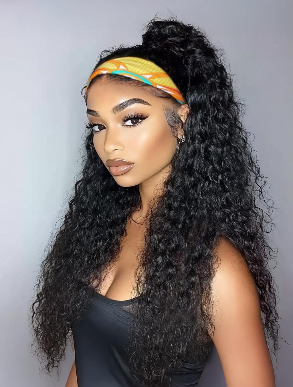 [All Wigs | 24"=$79 ] Beginner Friendly Natural Glueless Half Wig 100% Virgin Human Hair
