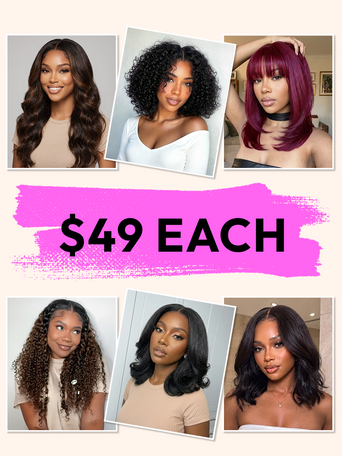 $49 Each: Body Wave | Kinky Curly | Jerry Curly | Kinky Straight