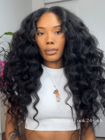 UNice InvisiBlend™ V part Kinky Straight Natural Black Wig Protect Your Natural Hair