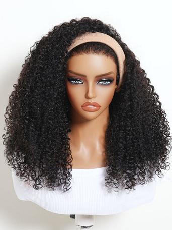 UNice Side Part Multi-Texture Curls Wig InvisiBlend™ V Part Glueless Blend-Ready Natural Hair Match Adjustable Fit