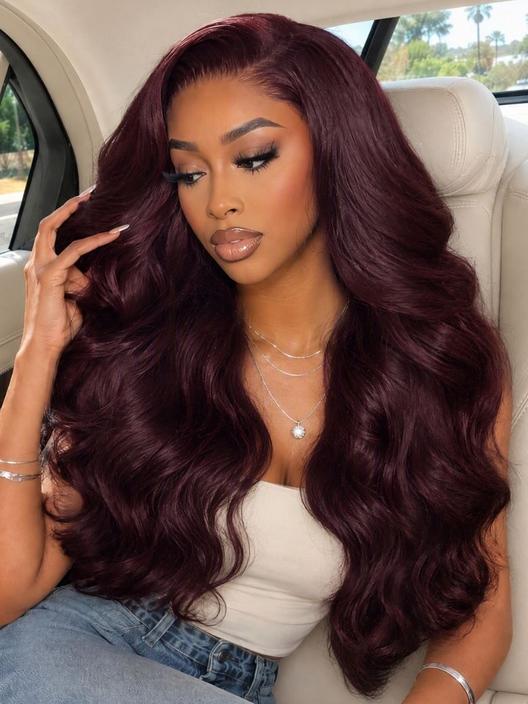 UNice Mocha Brown Blonde Balayage Body Wave Wig Bye-Bye Slip™ 7×5 Lace Closure Glueless Glam-Ready Soft Waves Natural Color Blend