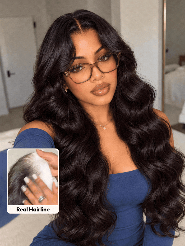 UNice Melted HD Lace Body Wave Bye-Bye Slip™ Natural Human Hair Wig for Beginners