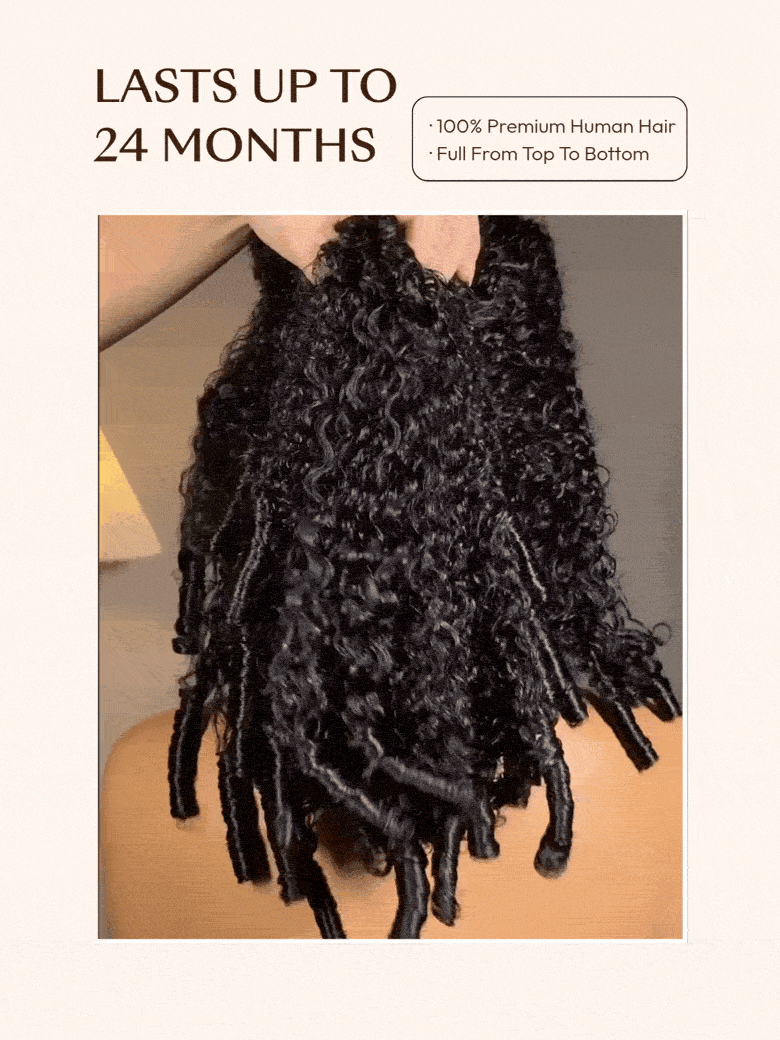 UNice Burmese Curly Wig With Finger Curly Ends Bye-Bye Slip™ 7×5 Lace Closure Glueless Glam-Ready Defined Finger Curl Ends Soft Natural Volume