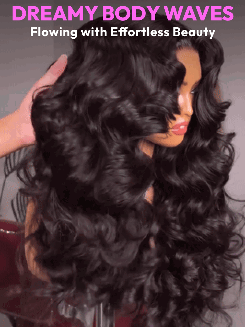 UNice Melted HD Lace Body Wave Bye-Bye Slip™ Natural Human Hair Wig for Beginners