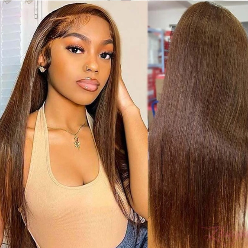 UNice Affordable 360 Lace Wigs Pre Plucked Straight Human Hair Wigs for Sale