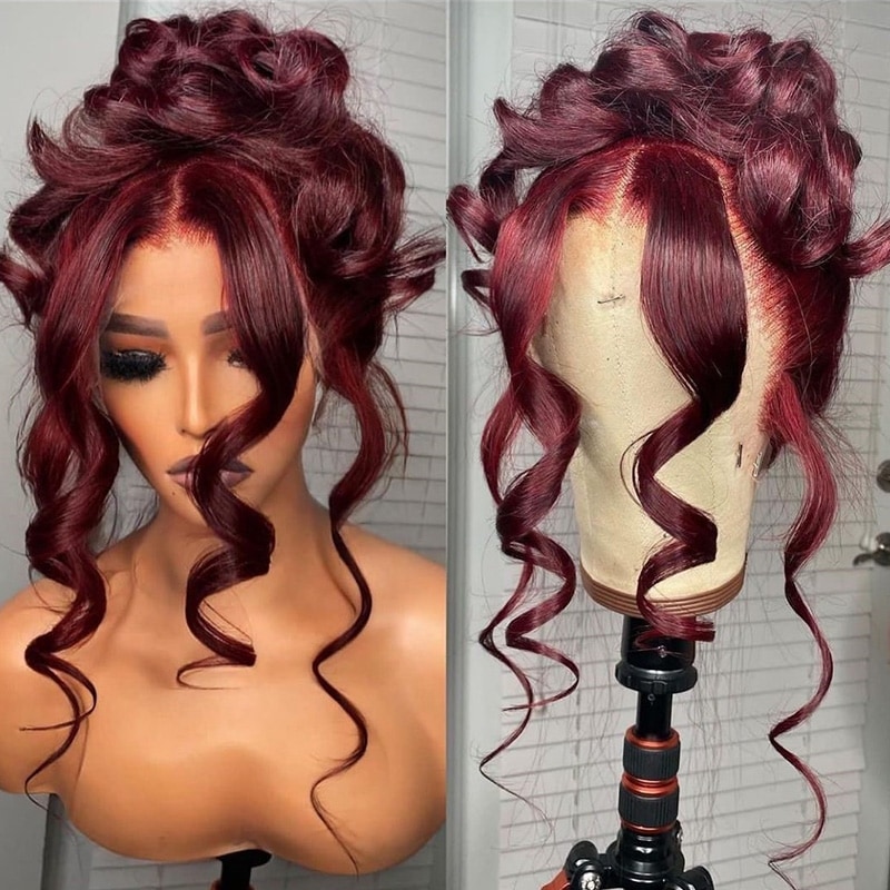 Human hair lace front wigs under 100 discount
