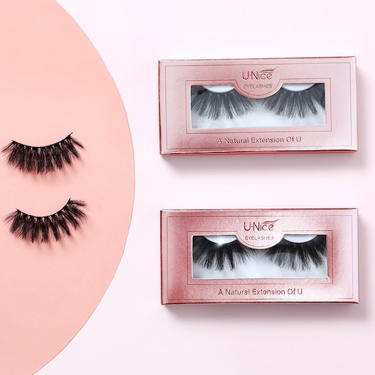 UNice 3D Mink Fur False Eyelashes Fake Lashes