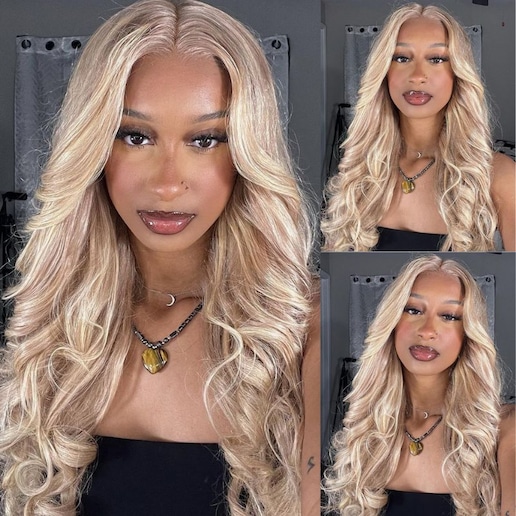 UNice 13x4 Lace Front Dark Blonde Straight Wig Heat Friendly Versatile Styles