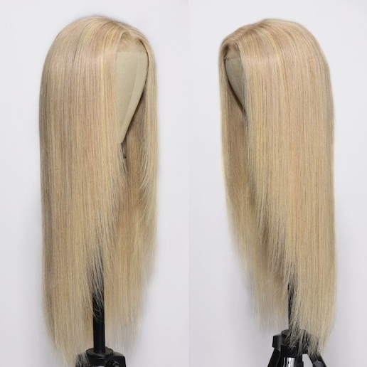 UNice 13x4 Lace Front Dark Blonde Straight Wig Heat Friendly Versatile Styles